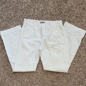 Vtg Womans Sz 2P (30X28) White 4 Pocket Low Rise Slide Straight Leg Jeans by GAP